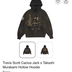 Travis Scott Cactus Jack x Takashi Murakami Brown Hoodie